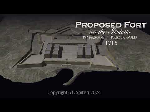 Proposed Fort on the Isolotto - 1715