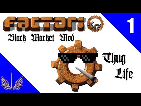 Factorio - Black Market Mod Death World Challenge - Episode 1 - (No Steam Allowed)