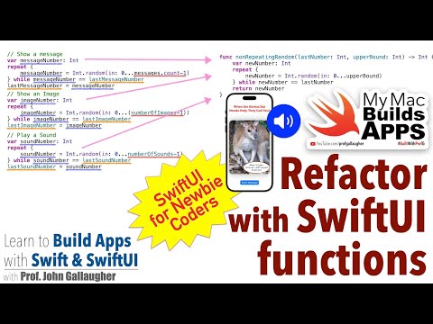 Ch. 1.16 A First Refactoring with Functions in SwiftUI (2025)