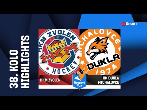 38. kolo: HKM Zvolen - HK Dukla Michalovce 3:2 (1:0, 1:2, 1:0)