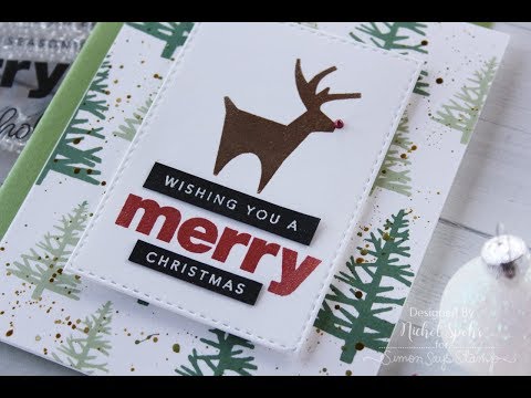 Clear Embossing Over Distress Oxide Inks