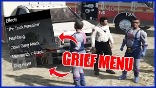 GRIEFING ADMINS with this Trolling Menu (Ft. Trippy) | GTA RP