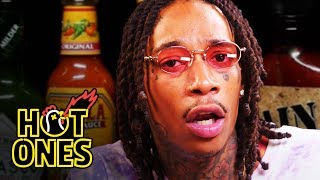 Hot Ones - Wiz Khalifa Gets Smoked Out By Spicy Wings