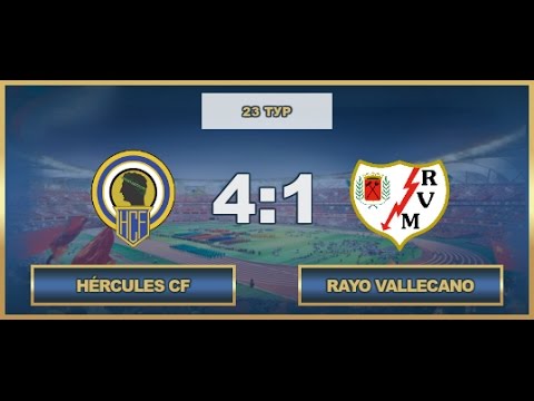 AFL. Spain. Segunda. 23 Tour. Hércules CF - Rayo Vallecano