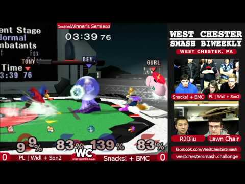 WCS 3/19/2016 Doubles: PL | Widl + Son2 (Red) vs Snacks!  + BMC (Blue)