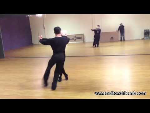 Michael Malitowski & Joanna Leunis Cha Cha Cha Practice