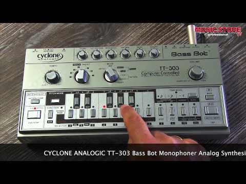 CYCLONE ANALOGIC TT-303 Bass Bot Monophoner Analog Synthesizer