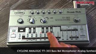 CYCLONE ANALOGIC TT-303 Bass Bot Monophoner Analog Synthesizer