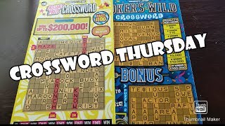 Crossword Thursday! Episode 1: Bust or Big Winner!