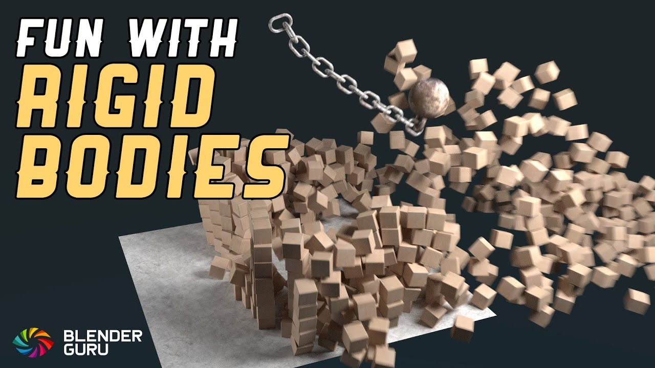 Blender Tutorial - Quick Rigid Body Fun - YouTube