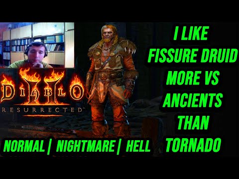 How Good Is Druid Vs Ancients In Diablo 2 Resurrected On Normal Nightmare And Hell Mode?