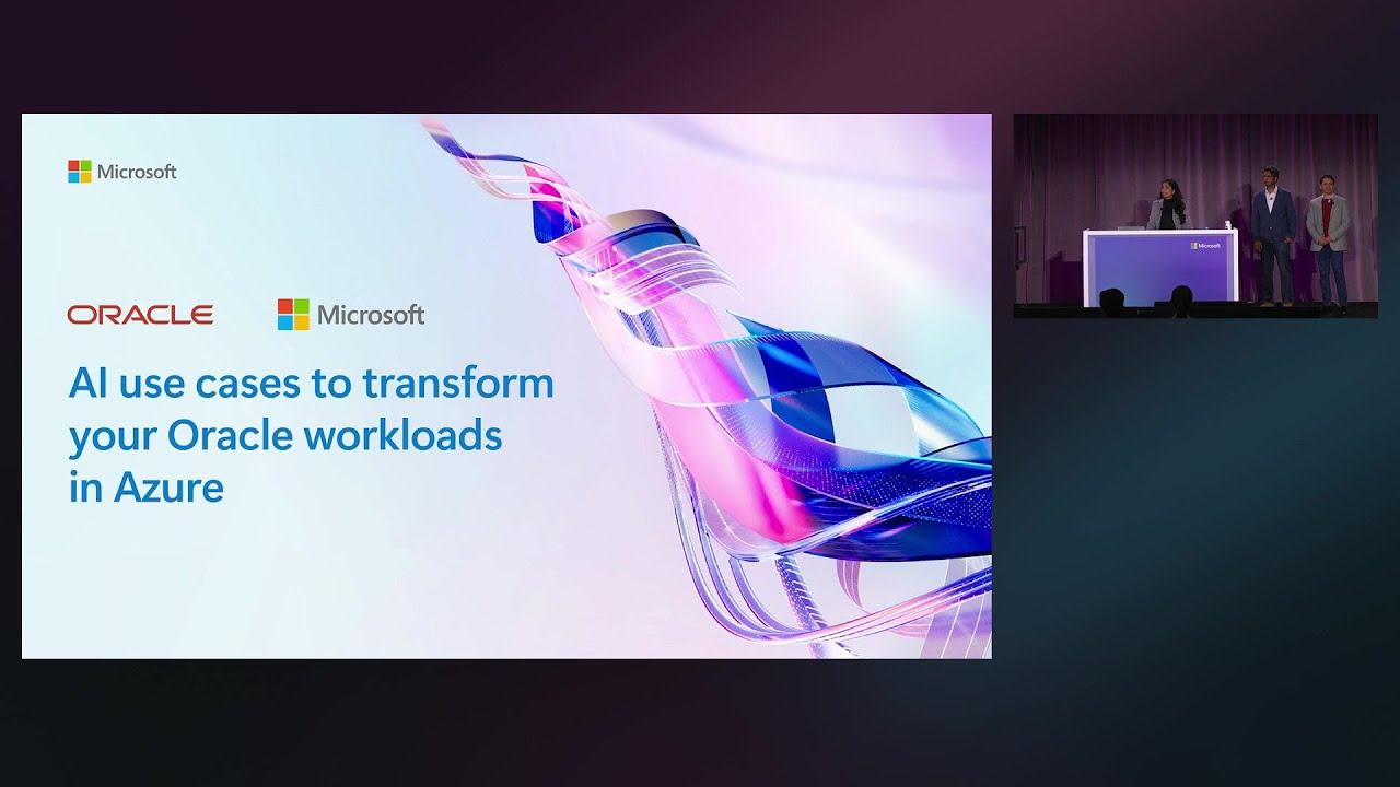 Embedding AI in Oracle Workloads with Oracle Database@Azure and ...