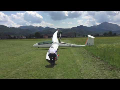 Arcus M engine start and self launch take-off