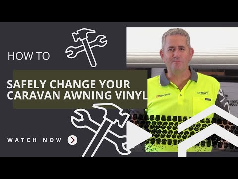 Replacing a Caravan Awning Fabric - Removal & Installation