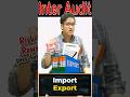 Import Export CIF FOB Siddharth Agarwal Audit