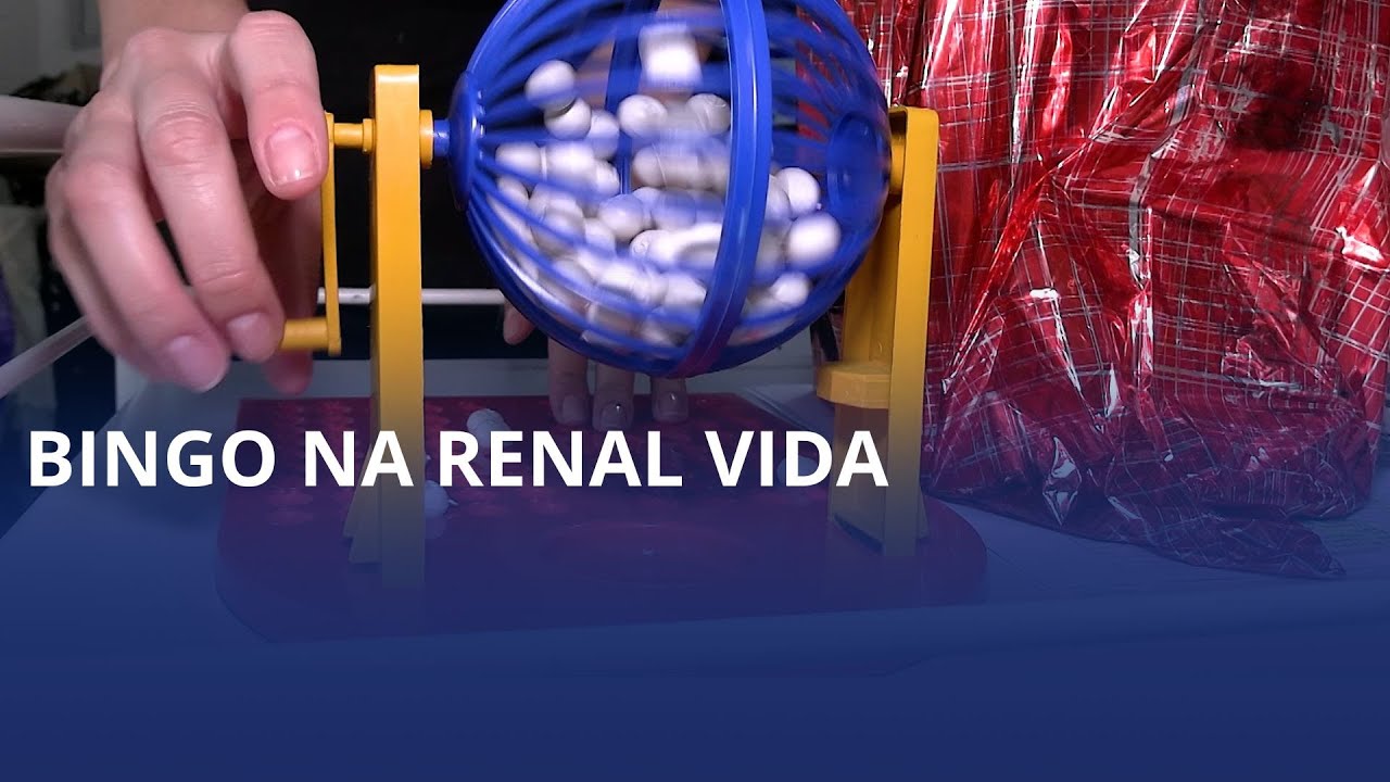 Bingo na Renal Vida. Momento integra programação especial do mês para os pacientes