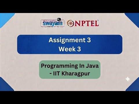Assignment 3 Java Programming Assignments