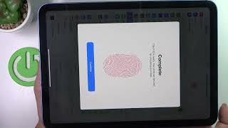How to Add a Fingerprint on the iPad 10th Generation (2022) - Enable the Touch ID