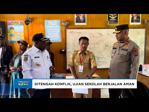 POLRES PUNCAK JAYA PANTAU UJIAN SEKOLAH