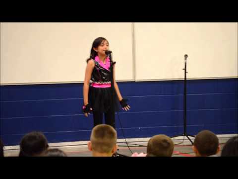 Veronica Singing Overcomer By Mandisa, School Talent Show 2013-2014