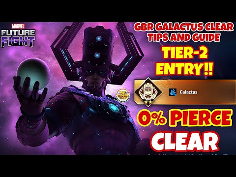 GBR Galactus Clear With 0% Pierce for New Players | Tips And Guide | Marvel Future Fight 