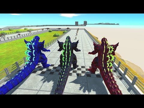 Super GODZILLA Death Run - Animal Revolt Battle Simulator