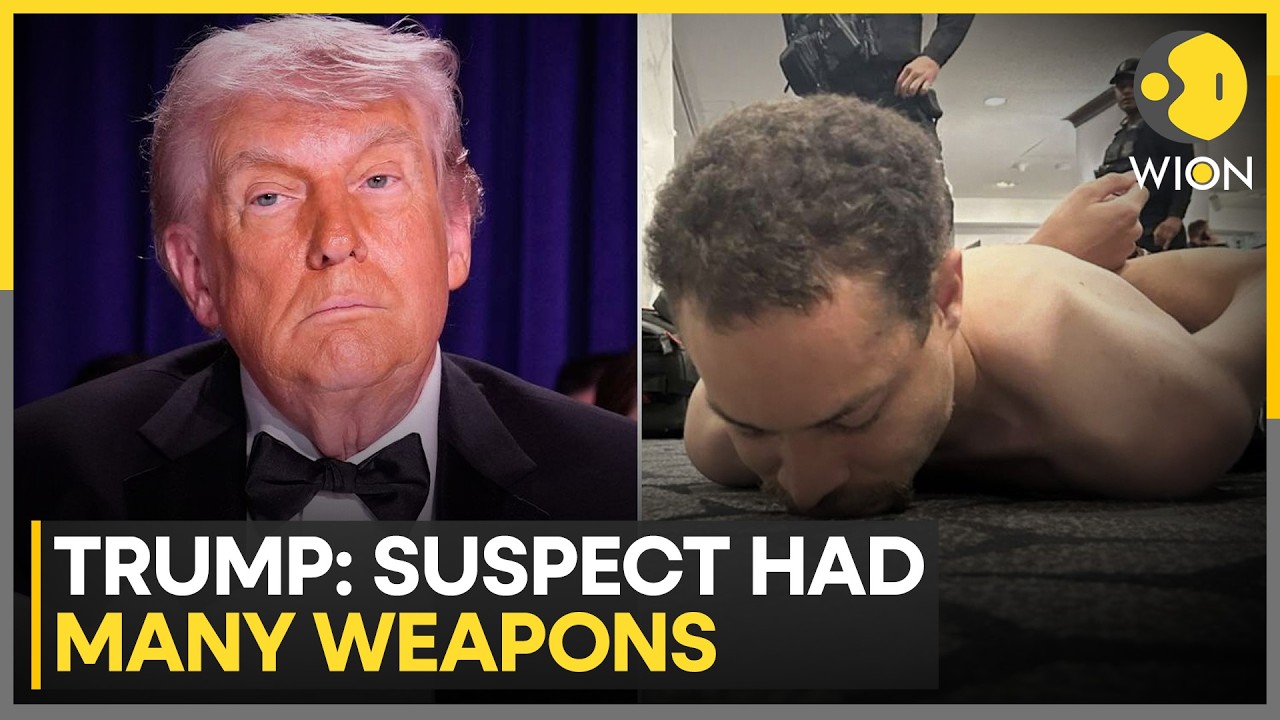 White House Dinner Shooting: Secret Service Agents Evacuated Trump, Senior Officials | WION BREAKING