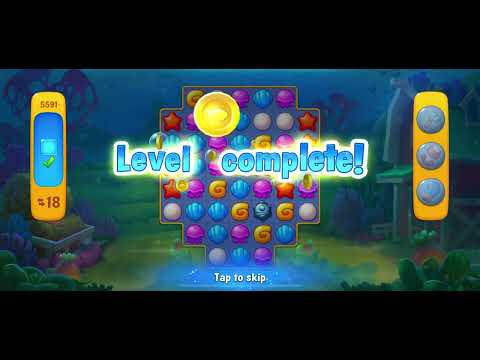 Mobile game Fishdom , level 5591