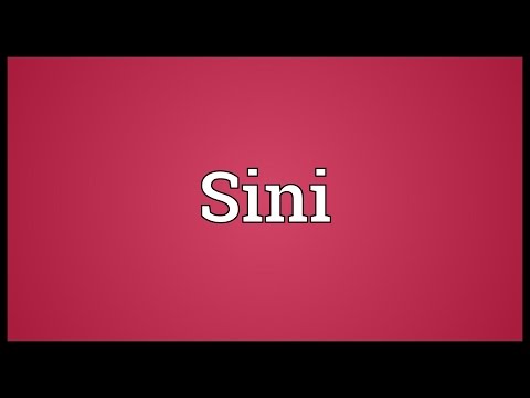 Sini Meaning