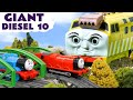 Giant Diesel 10 Causes Problems For Thomas And The Steamies