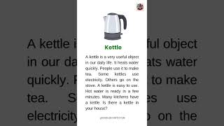 Kettle. #englishstory #englishlistening #englishlisteningpractice #education #easyenglish