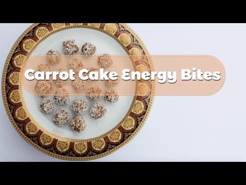 Carrot Cake Energy Bites | Nutrition by Nazima