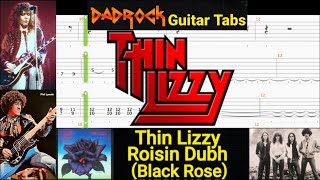 Roisin Dubh (Black Rose) - Thin Lizzy - Guitar + Bass TABS Lesson