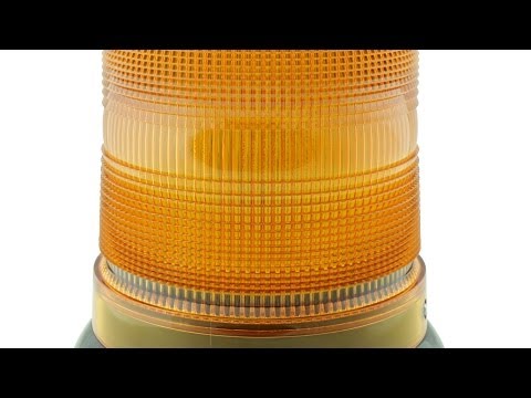 7" High Dome 12W LED Beacon Construction/Emergency Warning Lights - LAMPHUS® AURA™ AUBL01