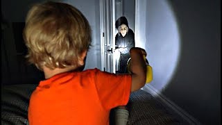 An INTRUDER came into our bedroom!! *SO SCARY* video