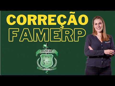 Correção FAMERP 2021 - Biologia: Questão 01 (2º dia).