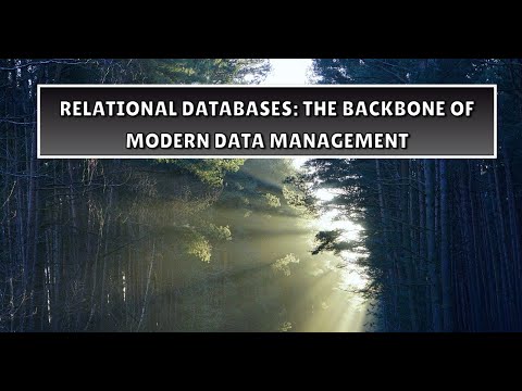 Relational Databases: The Backbone of Modern Data Management