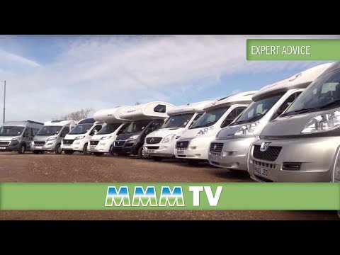 New v used motorhomes costing between £40,000 and £50,000 from MMM TV