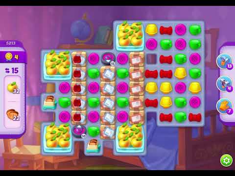 HomeScapes Level 5213 no boosters (15 moves)