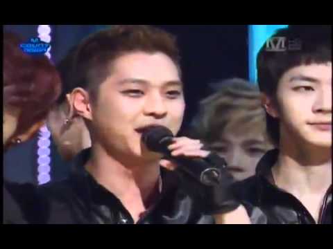 020212 MBLAQ WON 2ND TIME M COUNTDOWN!!