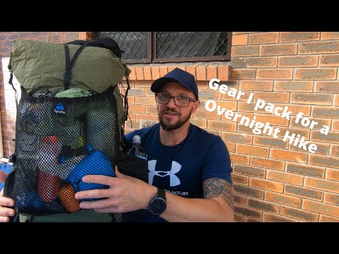 What to pack for an overnight hike!!!