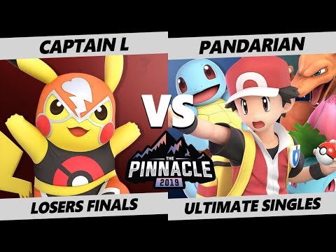 Pinnacle 2019 SSBU - TGS | Captain L (Pikachu) Vs DEM | Pandarian (Trainer) Smash Ultimate L. Finals