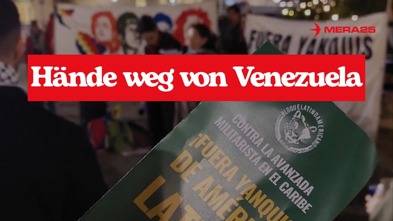Hände weg von Lateinamerika - JohannesFehr spricht auf der antiimperialistischen Kundgebung in Berlin