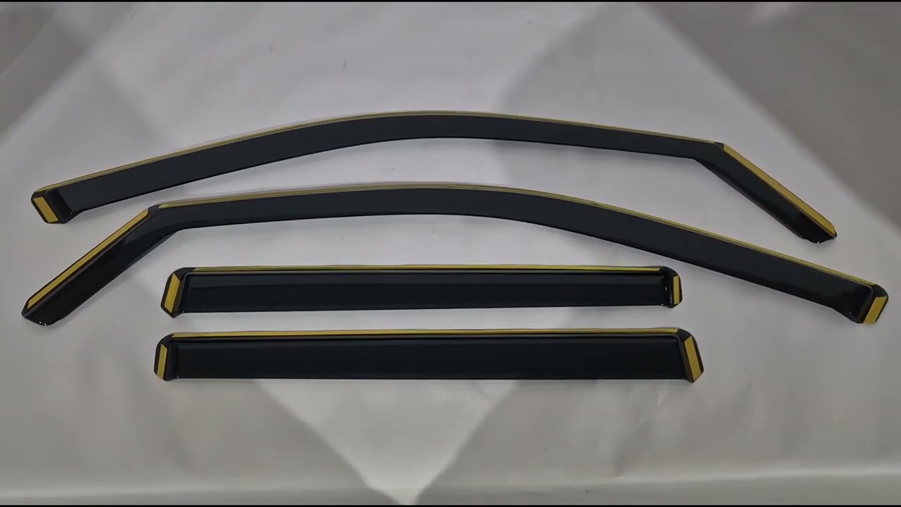Skoda Kamiq 2019– Insteek windschermen Niken Luxury (2023-, 4 stuks) Video 1