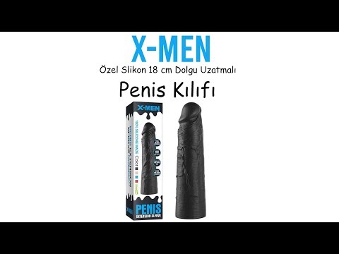 X-Men 8 cm Dolgu Uzatmalı Penis Kılıfı