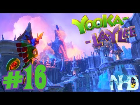 Let's Play Yooka-Laylee (pt16) Glitterglaze Glacier - Exploration