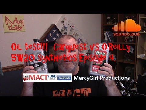 Oil Testing Series Carquest vs O'Reilly 5W20 Synthetic by MACT Garage Episode 4