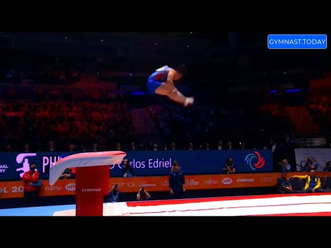 Top 3 in Men's Vault Final - 2022 Liverpool 51st Gymnastics World Championships