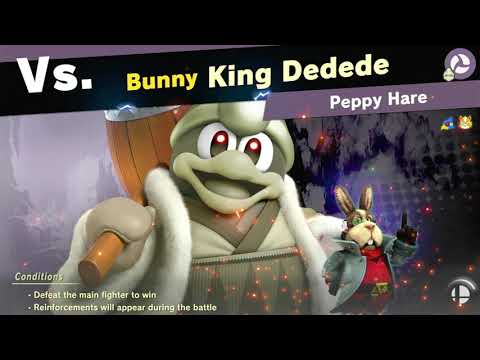 Super Smash Bros Ultimate World of Light: King Dedede vs Peppy Hare