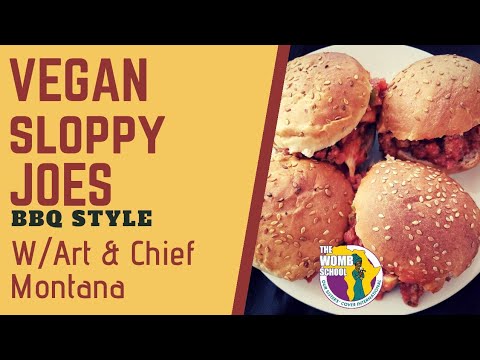 Vegan Sloppy Joes w/Chief Montana (Black Owned BBQ Sauce) "Num num"